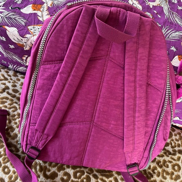 NEW KIPLING RIDGE ZIPTOP BACKPACK - COOL PURPLE NWT Hiking School Travel BP2128 - Picture 5 of 7